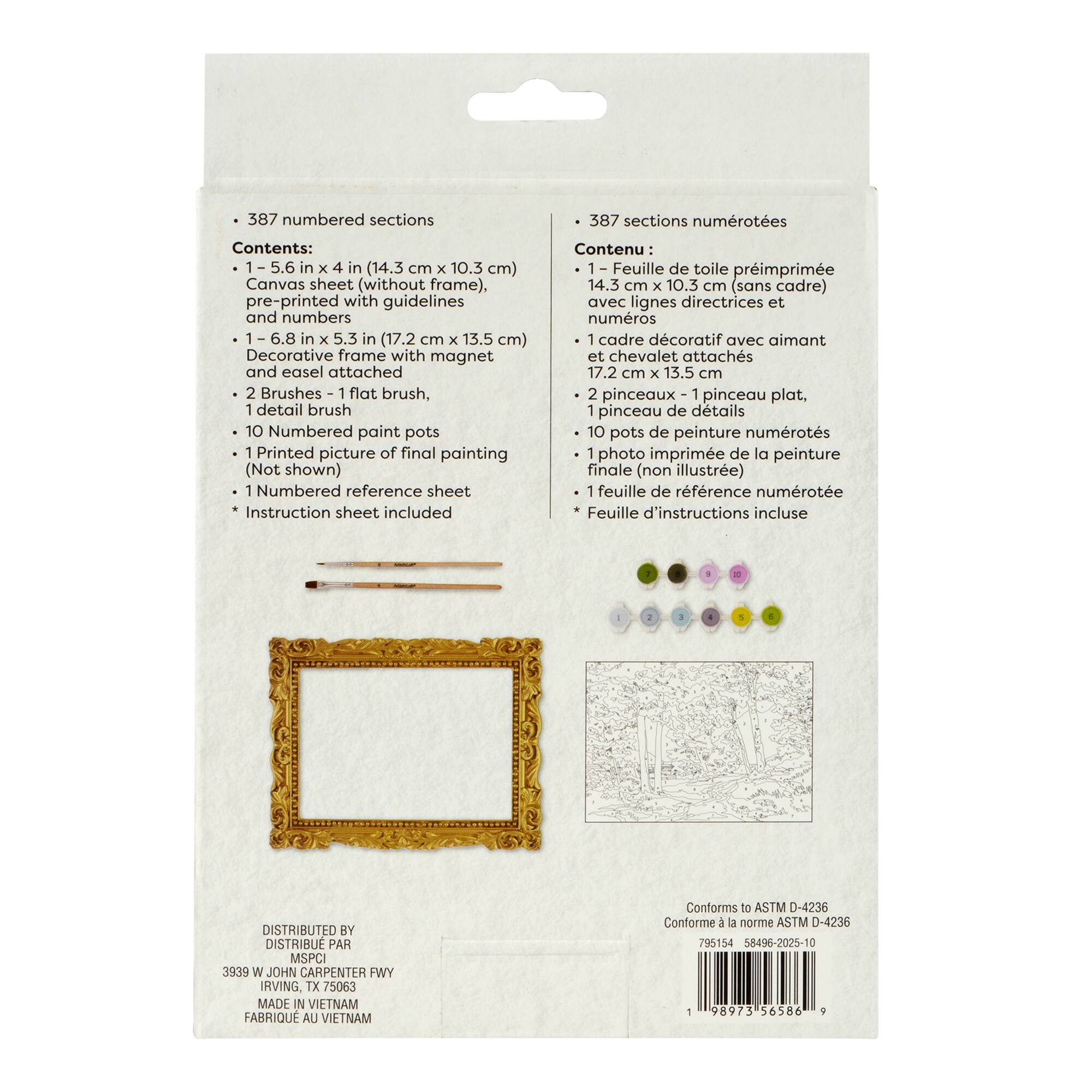 Forest Path Paint-by-Number Framed Mini Kit by Artist's Loft®